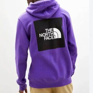 Men The North Face Pullover Graphic Hoodie in Purple Size Medium